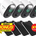 Uniden offering free solar panels with its security cameras for year-round protection